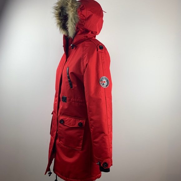 🎉SOLD🎉Fahrenheit Large Red Expedition Coat - Picture 3 of 8